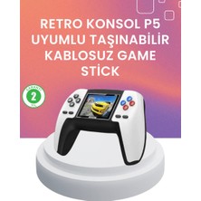 Zenvia Kompakt Retro Oyun Konsolu | P5 Gamepad ile Eski Günlere Dönün