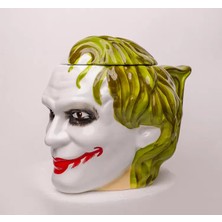Zenvia 3D Kapaklı Joker Tasarımlı Porselen Kupa Bardak