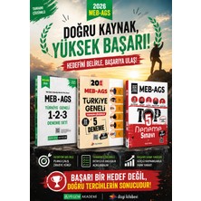 Anla Kazan Yayınları Dizgi Kitap 2026 Meb Ags Türkiye Geneli Deneme & Pegem Meb Ags Türkiye Geneli 3'lü Deneme & Dizgi Kitap Meb Ags Top 5 Deneme Seti
