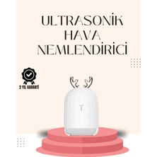 Uravas Store USB Şarjlı Mini USB Nemlendirici LED Işıklı Masaüstü Cihaz