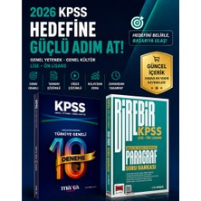 Anla Kazan Yayınları Marka Yayınları Kpss Ön Lisans Türkiye Geneli 10 Deneme & Birebir Kpss Lise - Ön Lisans Paragraf Soru Bankası Yargı Yayınları Seti