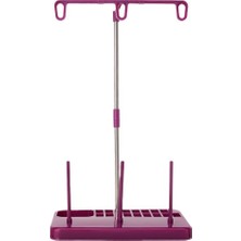 Gökay Store Ev Tipi Dikiş Makinesi Metal Borulu Mor Plastik Çardak Seti / CS-101