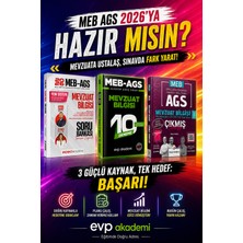 Anla Kazan Yayınları Indeks 2026 Meb-Ags Mevzuat Bilgisi Soru Bankası & Dizgi Meb Ags Mevzuat Bilgisi Çıkmış Sorular & Evp Akademi Meb Ags Mevzuat Bilgisi 10 Deneme Seti
