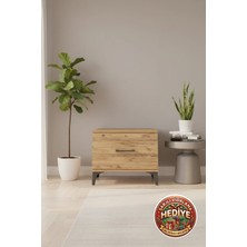 Luna Komodin 1 Çekmeceli 60X44X48 Çam, Yatak Odanıza Şıklık Katın