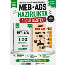 Anla Kazan Yayınları Pegem 2026 Meb Ags Türkiye Geneli 1-2-3 (3'lü Deneme Seti) & Dizgi Kitap Meb Ags Türkiye Geneli 5 Deneme Seti