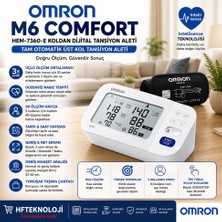 Omron  Kalp Ritiminizde Düzensizlik Olasılığını Tespit Eder ,m6 Comfort HEM-7360-E Koldan Dijital Tansiyon Aleti