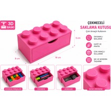 B&B LEGO Tasarımlı Mini Çekmece & Masaüstü Düzenleyici Saklama Kutusu  (Tekli)
