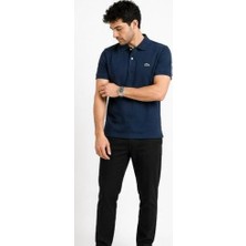 Lacoste Polo Lacivert Regular Fit Özel Logo