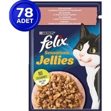Felix Çifte Lezzet Somon ve Karidesli Yaş Kedi Maması 85 gr x 78 Adet
