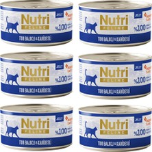Nutri Feline Adult Jelly 70GR Ton Balıklı & Karidesli 6 Adet Yaş Yetişkin Kedi Maması