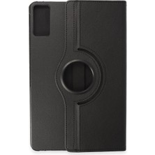 The Gencoo Xiaomi Redmi Pad Se Kılıf 360 Tablet Deri Kılıf - Siyah