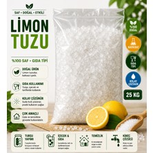 Meteksan Limon Tuzu %100 Saf Katkısız – Gıda Tipi – Çok Amaçlı Kullanım – 25 kg