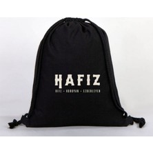 Dekim Moda "hafız" Baskılı Ham Bez Sırt Çantası %100 Pamuk