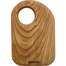 Rikkat Ahşap Arva Masif Ahşap Küçük Boy Kesme Tahtası - Sunum Tahtası
