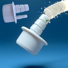 Ikili Gider Çoklayıcı Adaptör - Çamaşır ve Kurutma Makinesi Atık Su Tahliye Aparatı