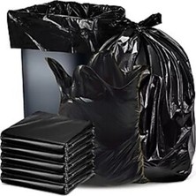 Ethex Büyük Boy Siyah Renk Çöp Torbası 50 Paket - 65X80 cm