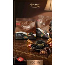 Ammar Fındık Kr. Iç Dolgulu, %25 Kakao'lu, Bitter ÇIK.KAP.500 gr Glutensiz, Bayramlık, Ikramlık