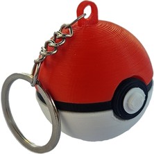 Matrak Şeyler Mini Pokemon Poke Topu Anahtarlık Aksesuarı