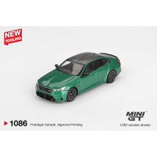 Mını Gt - 1086 - Bmw M5 Isle Of Man Green Metalic 1/64 Model Araba