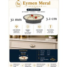 Eymen Meral Aksesuar 32MM Krom Zamak Lüx Kulp (Vidalar Dahildir) Her Mobilyaya Uygundur