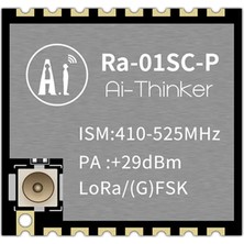 Alkatronik Lora RA-01SC-P Rf Modül 410MHz-525MHz LLCC68+ Transceiver Uzun Mesafe 0.5km/10km Su Elektrik Gaz