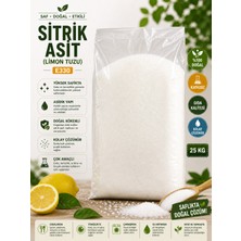 Meteksan Sitrik Asit (Limon Tuzu) E330 – %100 Saf, Katkısız, Gıda & Temizlik Amaçlı – Yüksek Çözünürlük