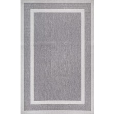Veja Home Sisal Plus 1149 Gri Krem Düz Desenli Hasır Görünümlü Modern Şık Mutfak Koridor Salon Halısı