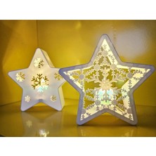 Oko Design Sürpriz Noel Yıldızlı Yılbaşı Mumluğu (Tealight)