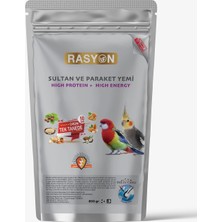 Delta Rasyon Omegalı Granül Sultan Papağanı & Paraket Premium Tam Yem – Zengin Içerikli Kuş Yemi