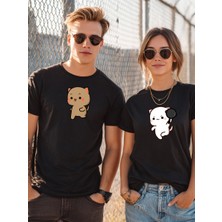 Etoile Studio Tavaa Ile Kovalayan Bubu Dudu Sevgili Tişörtü ve Sweatshirt | Sevgililer Günü Hediyesi | Unisex Oversize