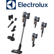 Electrolux Pro Dikey Şarjlı Süpürge + Mop Başlık, Turbo Başlık, 6 Kademeli Hepa Filtreleme