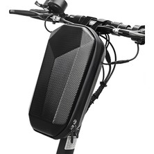 Karbon Desenli Elektrikli Scooter Çantası - 4 Litre - Su Geçirmez