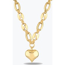 Goldium Jewellery Altın Rich Heart Kolye