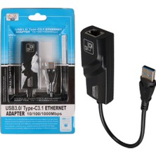 Derwell Gigabit USB 3.0 USB Ethernet Kablosuz Adaptör Işletim Sistemi Desteği (Windows Xp, Vısta,7,8, Mac Os / Linux) Tak ve Çalıştır Network Aksesuar
