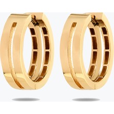 Goldium Jewellery Altın Minimal Busıness Küpe