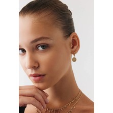 Goldium Jewellery Vintage Başak Damga Küpe