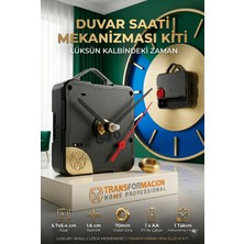 Transformacion Sessiz Akar Duvar Saati Mekanizması Akrep Yelkovan Seti 723157 Dekoratif ve Kompakt