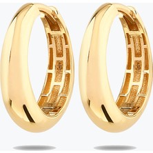 Goldium Jewellery Dikdörtgen Form Bomb Küpe