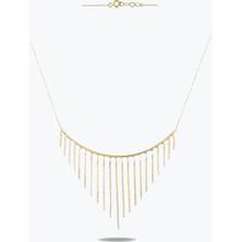 Goldium Jewellery Özel Tasarım Mini Gurmet Detay Tel Kolye