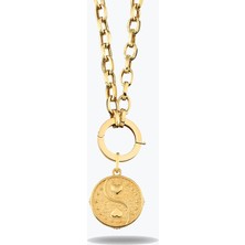 Goldium Jewellery Altın Kalpler Charm Kolye