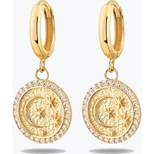 Goldium Jewellery Gece Damga Küpe