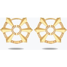 Goldium Jewellery Altın Lavie Küpe