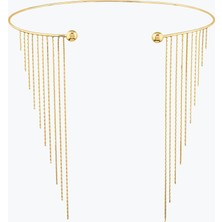 Goldium Jewellery Işıltılı Zincir Diva Choker