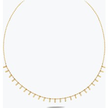 Goldium Jewellery Özel Tasarım Minimal Silindir Kolye