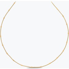 Goldium Jewellery Minimal Ezik Forse Kolye