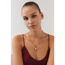 Goldium Jewellery Top Zincir Yıldız Charm Kolye