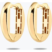 Goldium Jewellery Sade Boyut Küpe