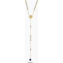 Goldium Jewellery Tasarım Plaka Detay Dekolte Kolye