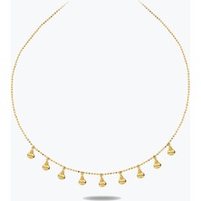 Goldium Jewellery Altın 9 Damlalar Kolye