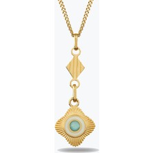 Goldium Jewellery Tasarım Etnik Madalyon Kolye
